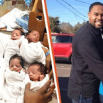 Último beso antes del parto: ¡un hombre perdió a su esposa y se convirtió en papá soltero de cuatrillizos!