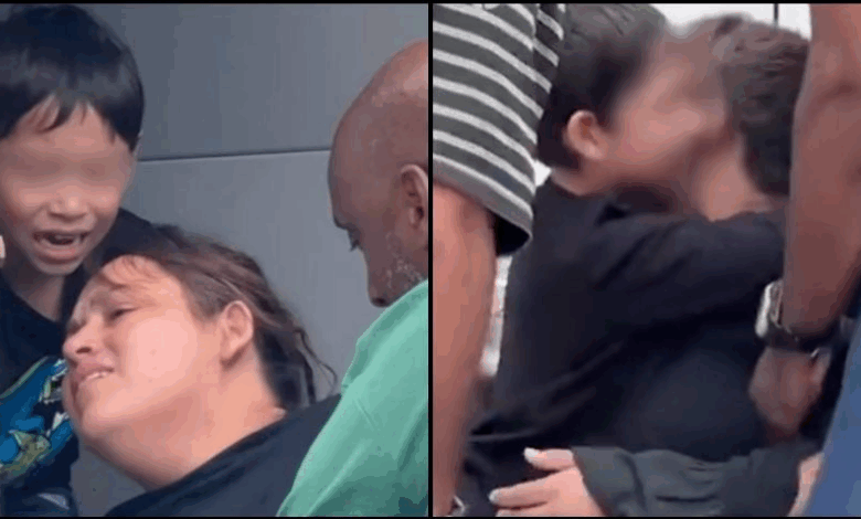 Niño intenta calmar a su madre antes de ser detenida por agentes de ICE: “tranquila mamá, tranquila”