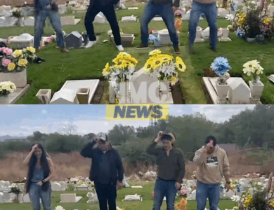 VIDEO: Hermanos bailan ‘El Ratón Vaquero’ en tumba de su madre y conmueven redes