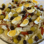 Hoy ensalada murciana no le he puesto tomate en su lugar, le he puesto pimiento asado a la leña Hoy ensalada murciana no le he puesto tomate en su lugar, le he puesto pimiento asado a la leña