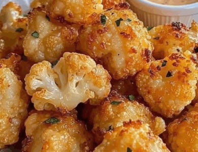 Coliflor al horno crujiente