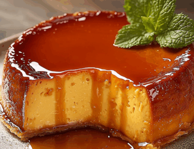 Flan de Leche Condensada con Caramelo Dorado: El Postre Perfecto para Sorprender