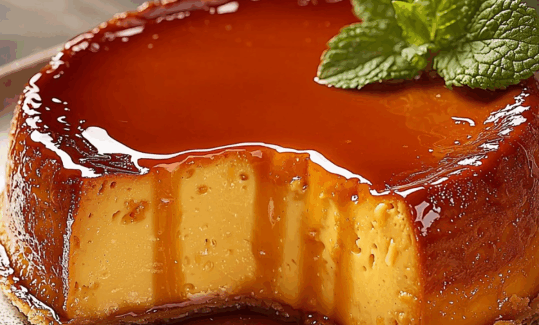 Flan de Leche Condensada con Caramelo Dorado: El Postre Perfecto para Sorprender