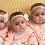 Los padres esperaban tener un solo bebé, pero nacieron trillizas idénticas. ¿Cómo lucen ahora?