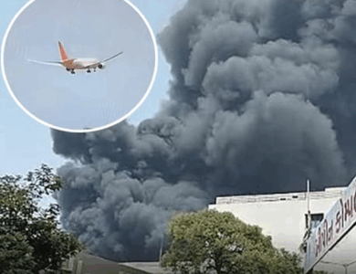 Tragedia aérea sacude a la India: un avión con destino a Londres sufre un accidente poco después de despegar Tragedia aérea sacude a la India: un avión con destino a Londres sufre un accidente poco después de despegar