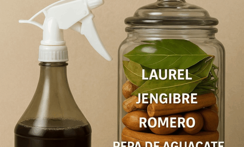 Tónico Capilar de Laurel, Romero y Aguacate: ¡Haz Crecer tu Cabello de Forma Natural!