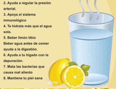 Beneficios de beber agua tibia con limón en ayunas Beneficios de beber agua tibia con limón en ayunas