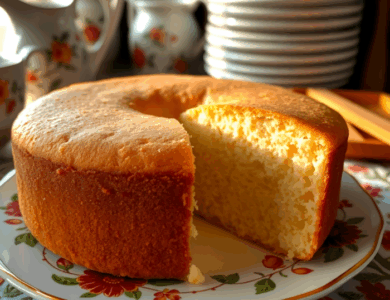 Bizcocho Muy Alto y Esponjoso