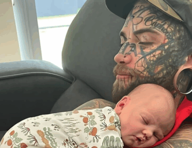 Un padre con más de 200 tatuajes los elimina por su hija: ¡Su increíble transformación!