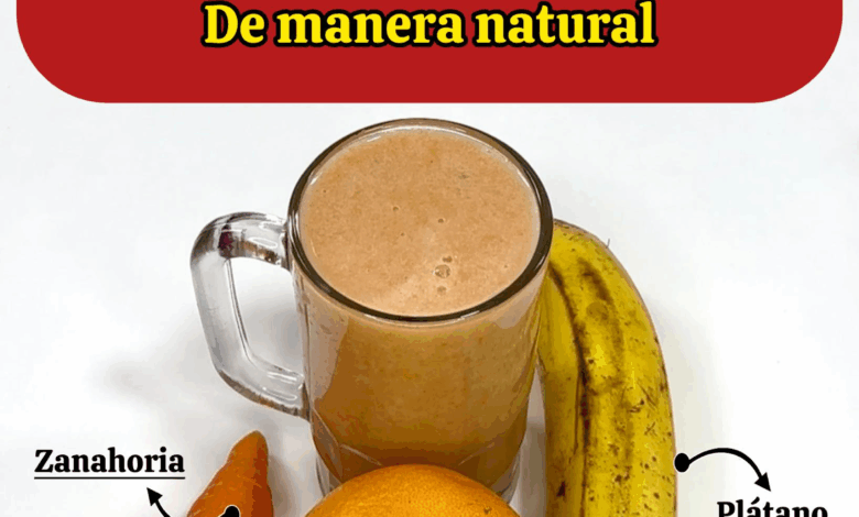 LICUADO PODEROSO PARA MEJORAR LA VISTA Y COMBATIR LA ANEMIA