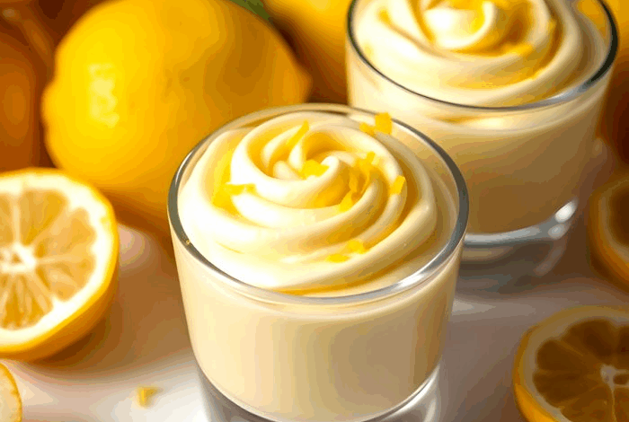 RECETA: MOUSSE DE LIMÓN EN VASITOS