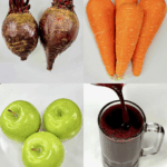 Jugo energético de remolacha, zanahoria y avena