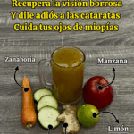 Bebida natural para mejorar la vista y combatir la visión borrosa en solo 7 días