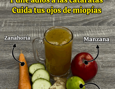 Bebida natural para mejorar la vista y combatir la visión borrosa en solo 7 días