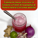 ¡Elimina la tos seca, la sinusitis y los mocos de los pulmones con esta mezcla casera!