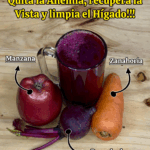 Jugo natural para eliminar la anemia, mejorar la vista y limpiar el hígado