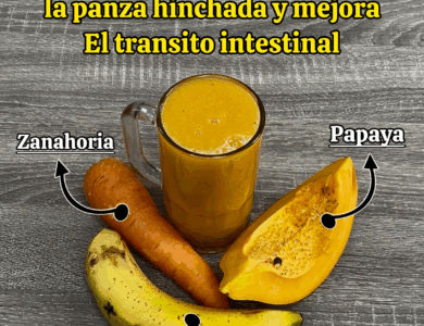 Elimina el estreñimiento y la hinchazón abdominal con este batido natural