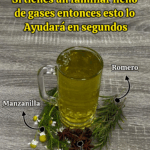 Infusión natural para eliminar gases y desinflamar el abdomen en minutos