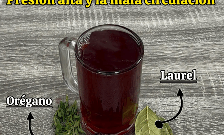 Bebida natural para la diabetes, el hígado graso, la presión alta y la mala circulación