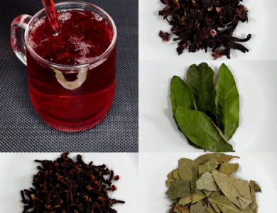 Infusión Natural de Jamaica, Clavo, Laurel y Guayaba: Un Refuerzo Casero para la Salud