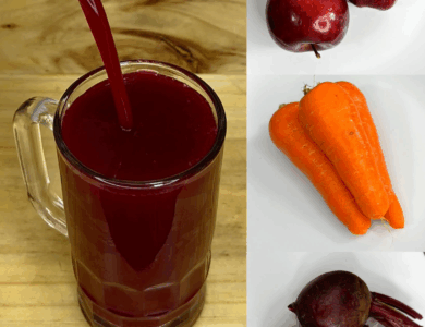 Batido natural para la vista, la anemia y el hígado graso