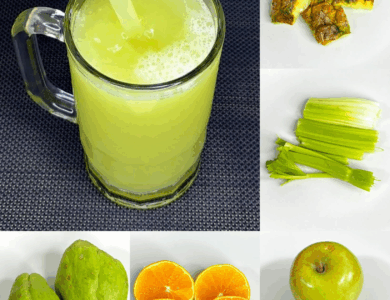 Batido Verde de Piña, Manzana y Chayote: Un Refuerzo Natural para tu Bienestar