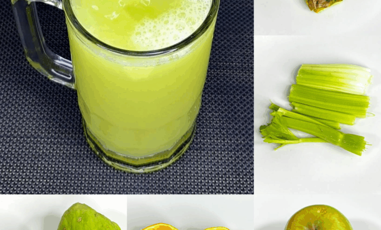 Batido Verde de Piña, Manzana y Chayote: Un Refuerzo Natural para tu Bienestar