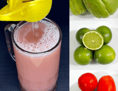 Jugo Verde de Chayote, Limón y Tomate: Frescura y Energía Natural en un Vaso Jugo Verde de Chayote, Limón y Tomate: Frescura y Energía Natural en un Vaso