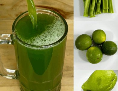 Jugo Natural de Chayote, Apio y Limón: Frescura y Vitalidad en Cada Vaso