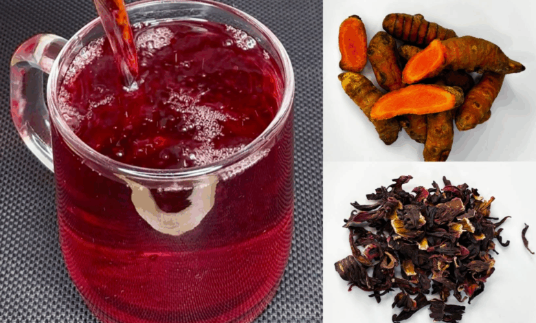 Infusión Natural de Cúrcuma, Clavo y Jamaica: Bienestar y Vitalidad en una Taza