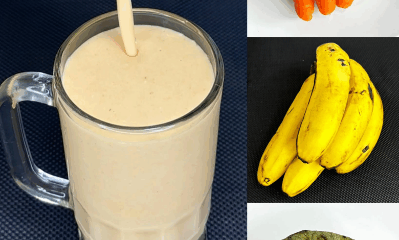 Batido Energizante de Zanahoria, Guanábana y Avena: Adiós al Cansancio, Hola a la Vitalidad