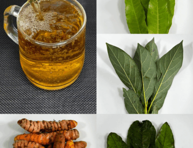 Infusión de Hojas de Mango, Naranja y Guanábana con Cúrcuma: Un Ritual Natural de Bienestar
