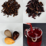 Infusión natural de semilla de aguacate con jamaica y clavos