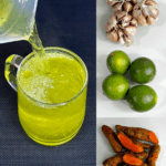 Infusión casera de ajo, limón y cúrcuma