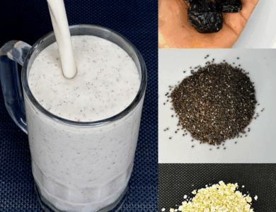 Batido natural para desinflamar la panza, combatir el estreñimiento y aliviar el colon irritado