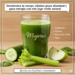 Jugo verde para bajar de peso, limpiar el hígado y mejorar tu energía