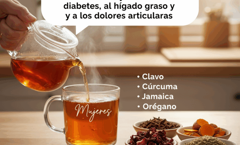 Despídete de la diabetes, el hígado graso y los dolores articulares con esta potente infusión natural