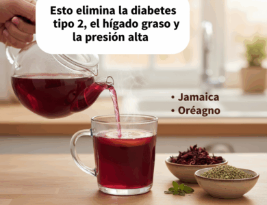 Bebida natural para controlar la diabetes tipo 2, el hígado graso y la presión alta