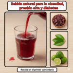 Bebida natural para combatir la obesidad, la presión alta y el hígado graso Bebida natural para combatir la obesidad, la presión alta y el hígado graso