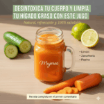 Batido Natural para Desintoxicar el Organismo, Limpiar los Riñones y el Hígado Graso