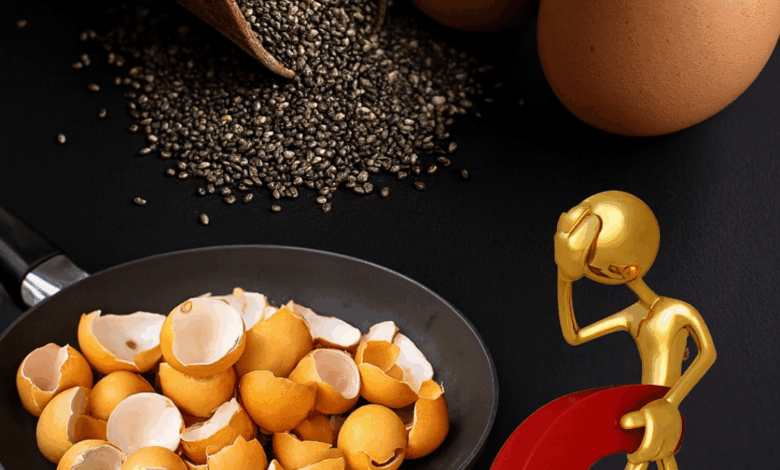 Descubre el Aceite Secreto que Potencia tu Salud: Hecho con Cáscaras de Huevo, Semillas de Chía, Ajo y Canela