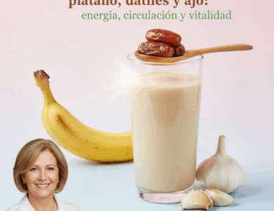 Batido de Plátano, Dátiles y Ajo: El Elixir Mexicano para Recuperar tu Energía Natural