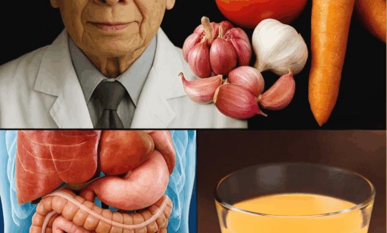 Jugo de Tomate, Ajo y Limón: Limpieza Profunda para Riñones, Próstata e Hígado