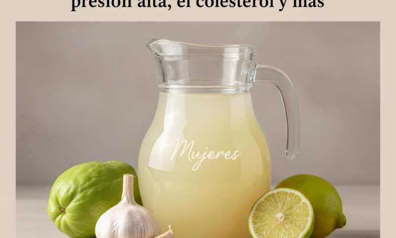 Una bebida natural para aliviar el dolor de rodillas, la presión alta y mejorar la circulación