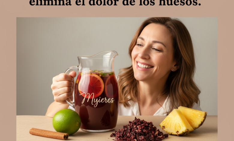 Bebida natural para la infección urinaria, la circulación y los dolores articulares