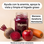 Recupera la vista, elimina la anemia y limpia el hígado con este batido natural