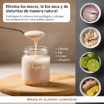 Expulsa los mocos de los pulmones y alivia la tos seca con esta mezcla natural