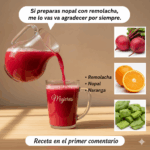Nopal con remolacha: la bebida natural que limpia el organismo y devuelve la vitalidad