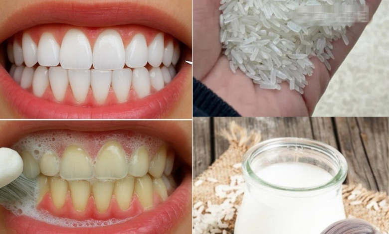 Dile adiós al sarro y revela una sonrisa radiante: El secreto del agua de arroz para dientes más blancos en solo 2 minutos