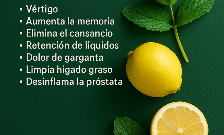 Jugo de Hierbabuena con Limón: La Bebida Refrescante que Desintoxica, Energiza y Embellece tu Cuerpo